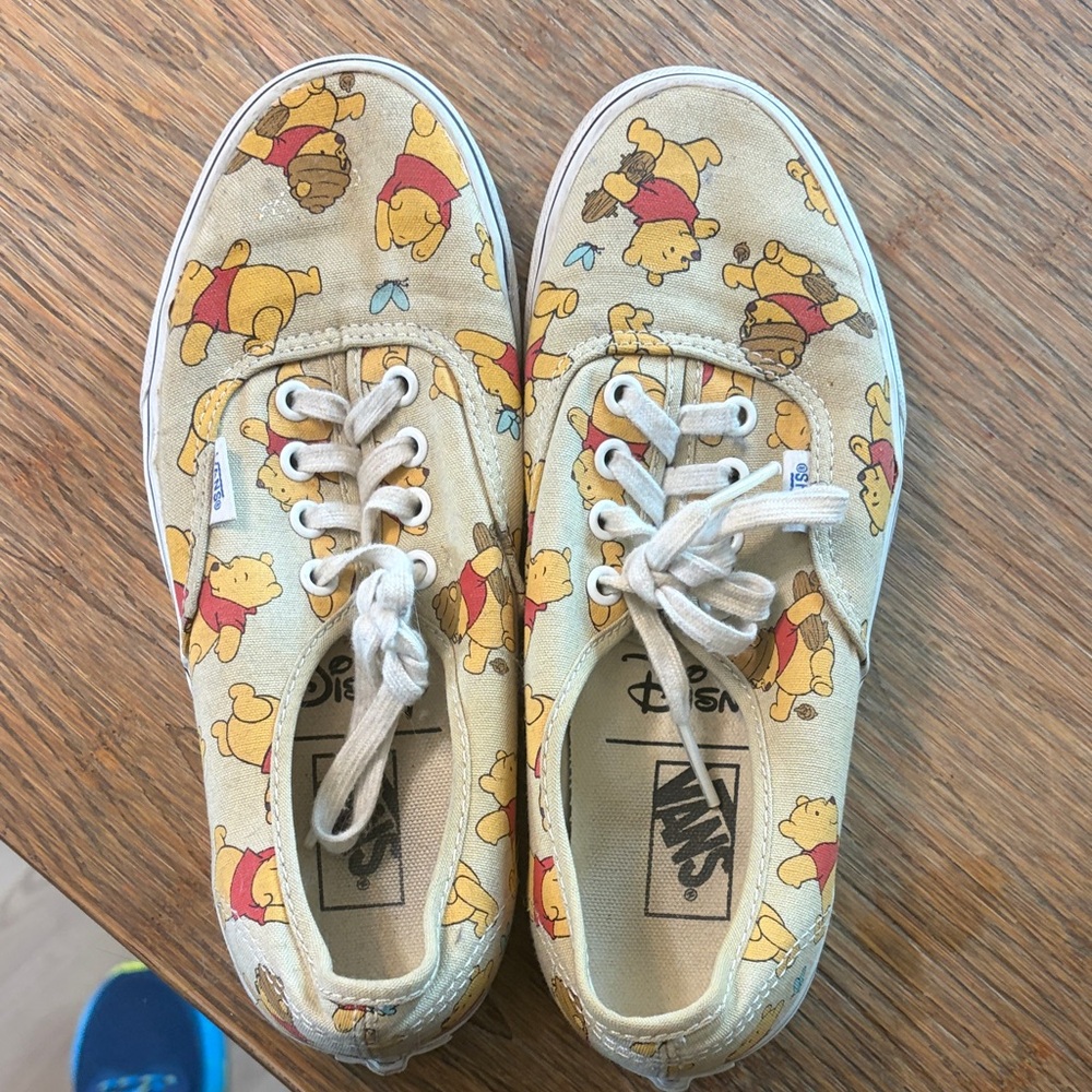 Vans Cream Winnie the Pooh Sneakers